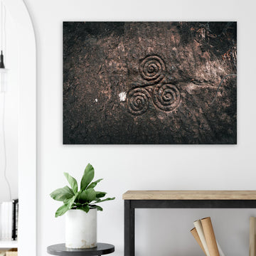 Triskelion wall art poster Midlothian Scotland premium matte