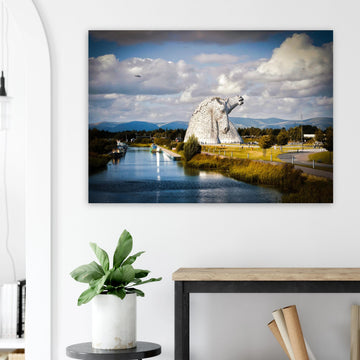 The Kelpies Falkirk Scotland poster on premium matte paper