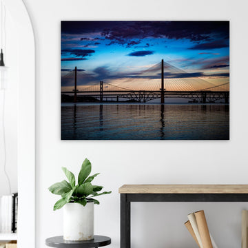 Forth Bridge Scotland sunset print on premium matte paper