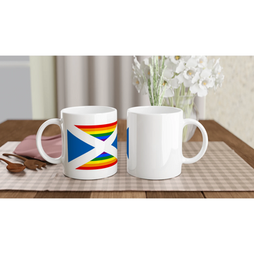 Scottish Mug | LGBT+ Saltire flag