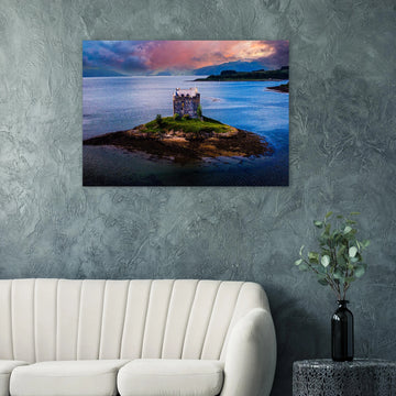 Castle Stalker wall art poster print premium matte