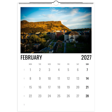 Edinburgh calendar 2027