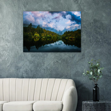 Loch Lochan sunset wall art premium matte poster