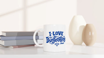 Scottish Mugs | I Love Dunfermline, Scotland