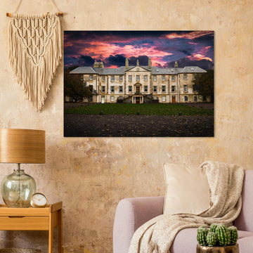 Newhailes house and gardens Edinburgh Scotland poster on premium matte paper