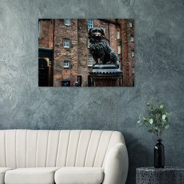 Greyfriars Bobby wall art print of famous Edinburgh statue