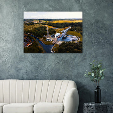 Falkirk Wheel wall art premium matte poster