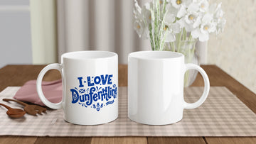 Scottish Mugs | I Love Dunfermline, Scotland