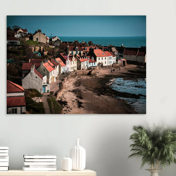 Pittenweem village wall art gift for Scotland coastal lovers and Pittenweem Arts Festival visitors