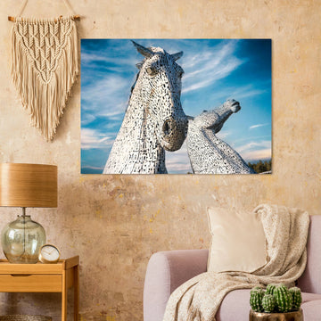 The Kelpies Closeup Falkirk wall art print