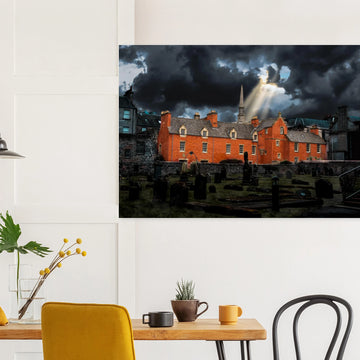 Abbot House Dunfermline Scotland poster on premium matte paper