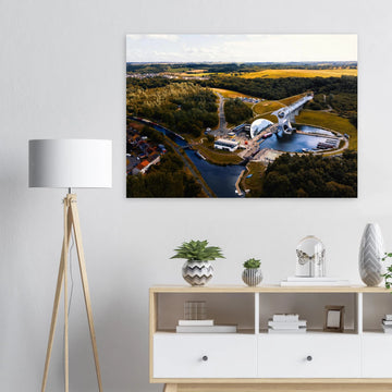 Falkirk Wheel wall art premium matte poster