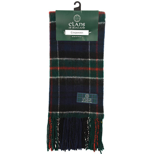 Lambswool scarf Colquhoun tartan | Scottish clan tartan scarf