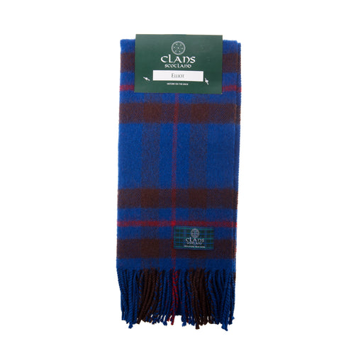Lambswool scarf Elliot tartan | Scottish clan tartan scarf
