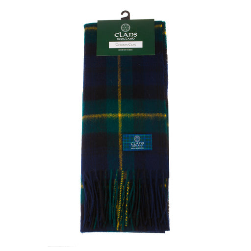 Lambswool scarf Gordon Clan tartan | Scottish clan tartan scarf