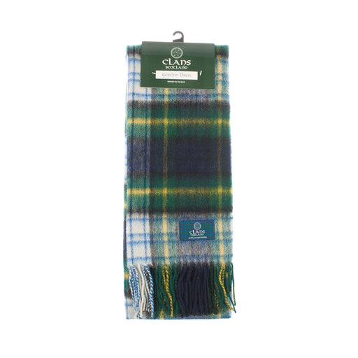 Lambswool scarf Gordon Dress tartan | Scottish clan tartan scarf