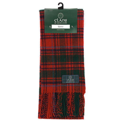 Lambswool scarf Grant tartan | Scottish clan tartan scarf