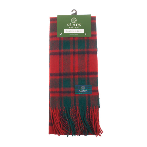 Lambswool scarf Macintosh Clan tartan | Scottish clan tartan scarf