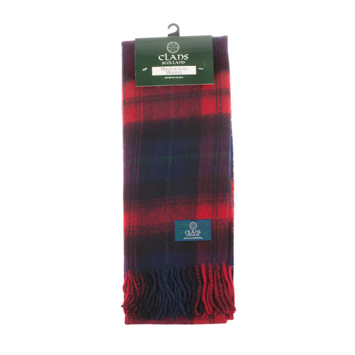 Lambswool scarf Maclachlan tartan | Scottish clan tartan scarf