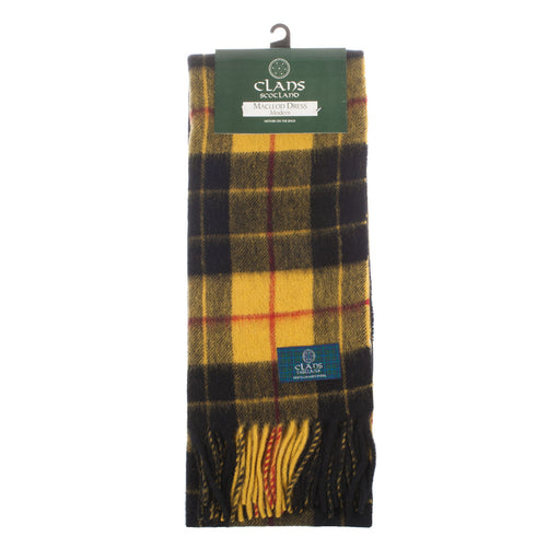 Lambswool scarf Macleod Dress tartan | Scottish clan tartan scarf
