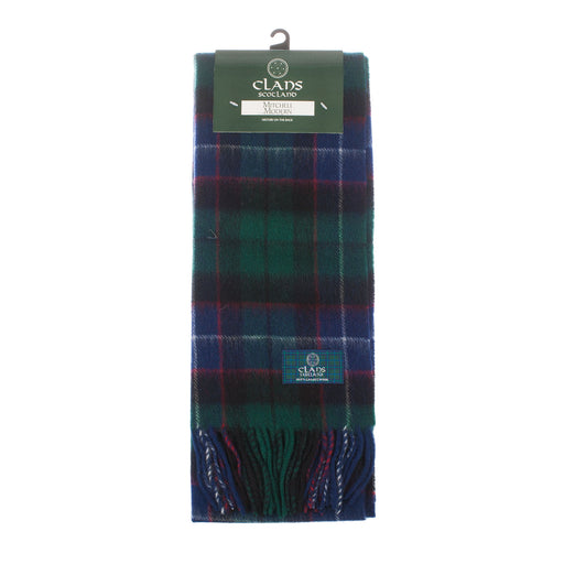 Lambswool scarf Mitchell tartan | Scottish clan tartan scarf