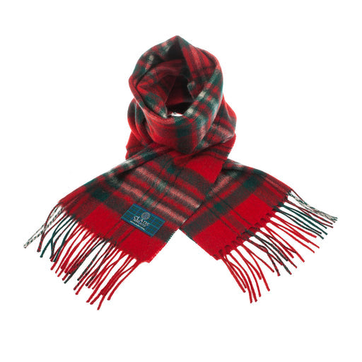 Lambswool scarf Scott Red tartan | Scottish clan tartan scarf