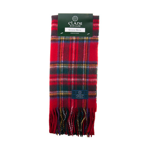 Lambswool scarf Stewart Royal tartan | Scottish clan tartan scarf