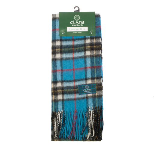 Lambswool scarf Thomson Blue tartan | Scottish clan tartan scarf