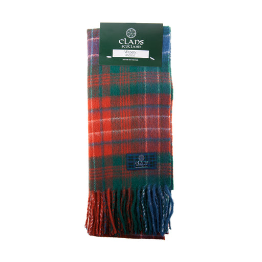 Lambswool scarf Wilson Ancient tartan | Scottish clan tartan scarf