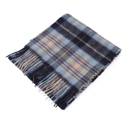 Cashmere Scarf Mackellar Mix Navy | Classic Navy tartan