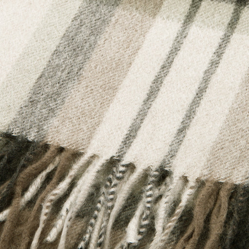 Cashmere Scarf | Macduff Natural - Clan tartan