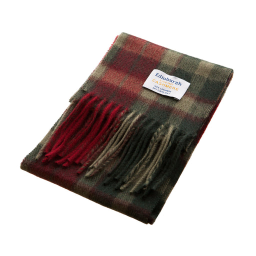Cashmere Mini Scarf | Buchanan Autumn - Classic tartan
