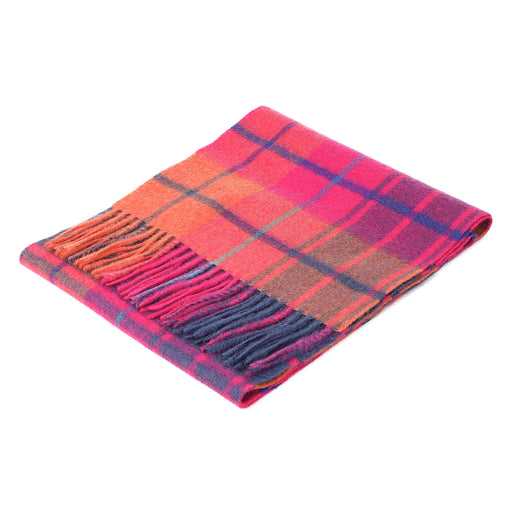 Lambswool Scarf | Mill Check Jazz