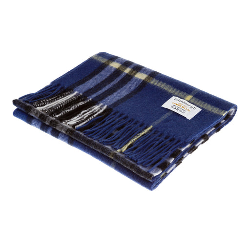 Lambswool Scarf | Enlarged Off Ctr Scotty Thom Ultramarine