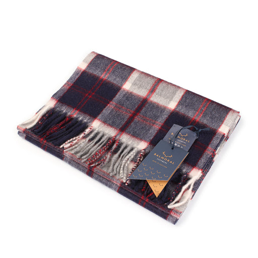 Cashmere Woven Scarf Dalton Bannockbane Navy