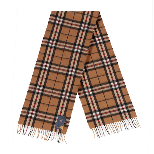 Cashmere Woven Scarf Dalton Thomson Camel