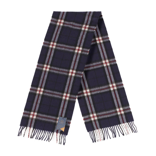 Cashmere Woven Scarf Dalton Thomson Navy