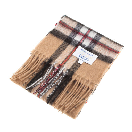Mini Lambswool Scarf | Thomson Camel