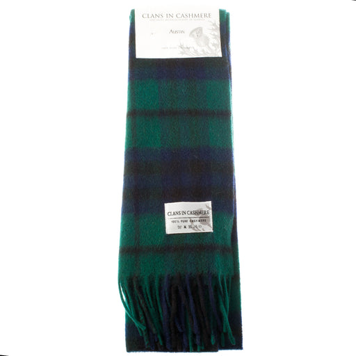 Cashmere scarf Austin tartan | Scottish clan tartan