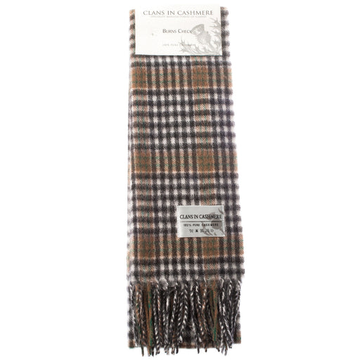 Cashmere scarf Burns Check tartan | Scottish clan tartan