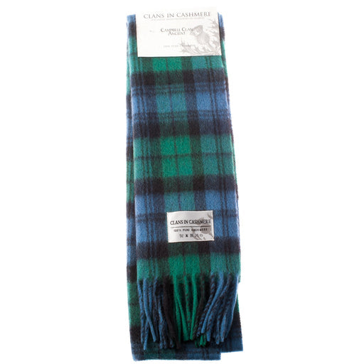 Cashmere scarf Campbell Clan Ancient tartan | Scottish clan tartan