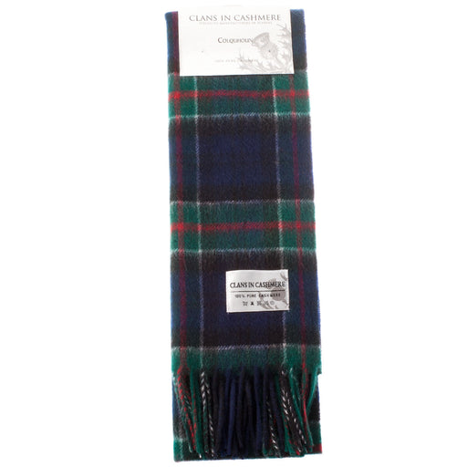 Cashmere scarf Colquhoun tartan | Scottish clan tartan