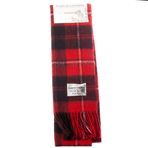 Cashmere scarf Cunningham tartan | Scottish clan tartan