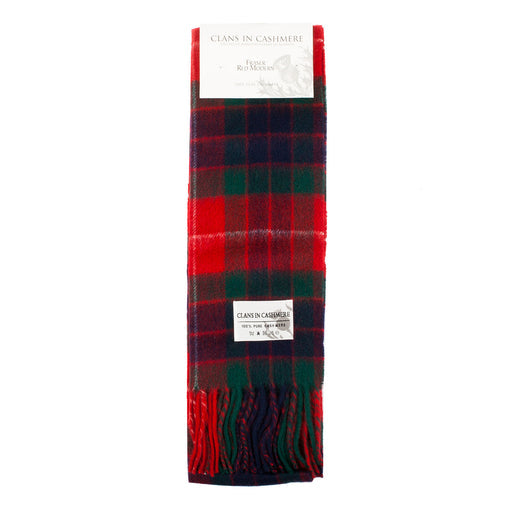 Cashmere scarf Fraser Red tartan | Scottish clan tartan