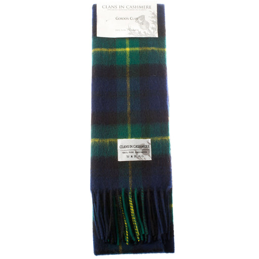 Cashmere scarf Gordon Clan tartan | Scottish clan tartan