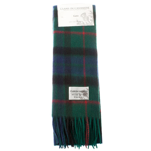 Cashmere scarf Gunn tartan | Scottish clan tartan