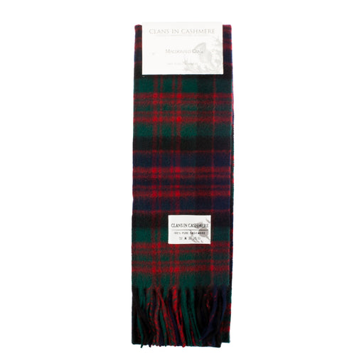 Cashmere scarf Macdonald Clan tartan | Scottish clan tartan