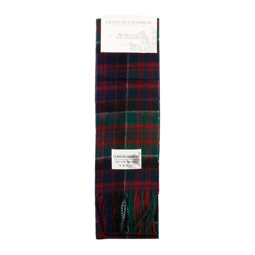 Cashmere scarf Macdonald Of Clanranald tartan | Scottish clan tartan