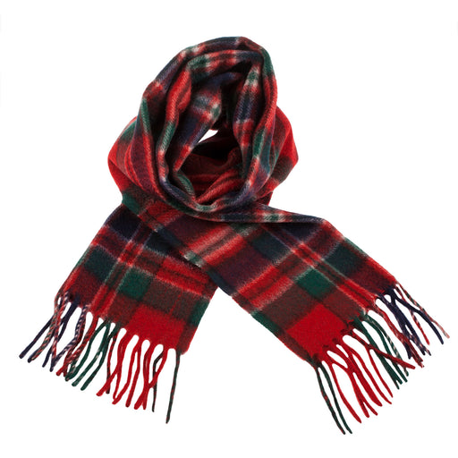 Cashmere scarf Macfarlane Clan tartan | Scottish clan tartan