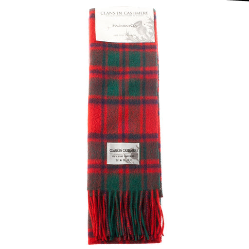 Cashmere scarf Macintosh Clan tartan | Scottish clan tartan